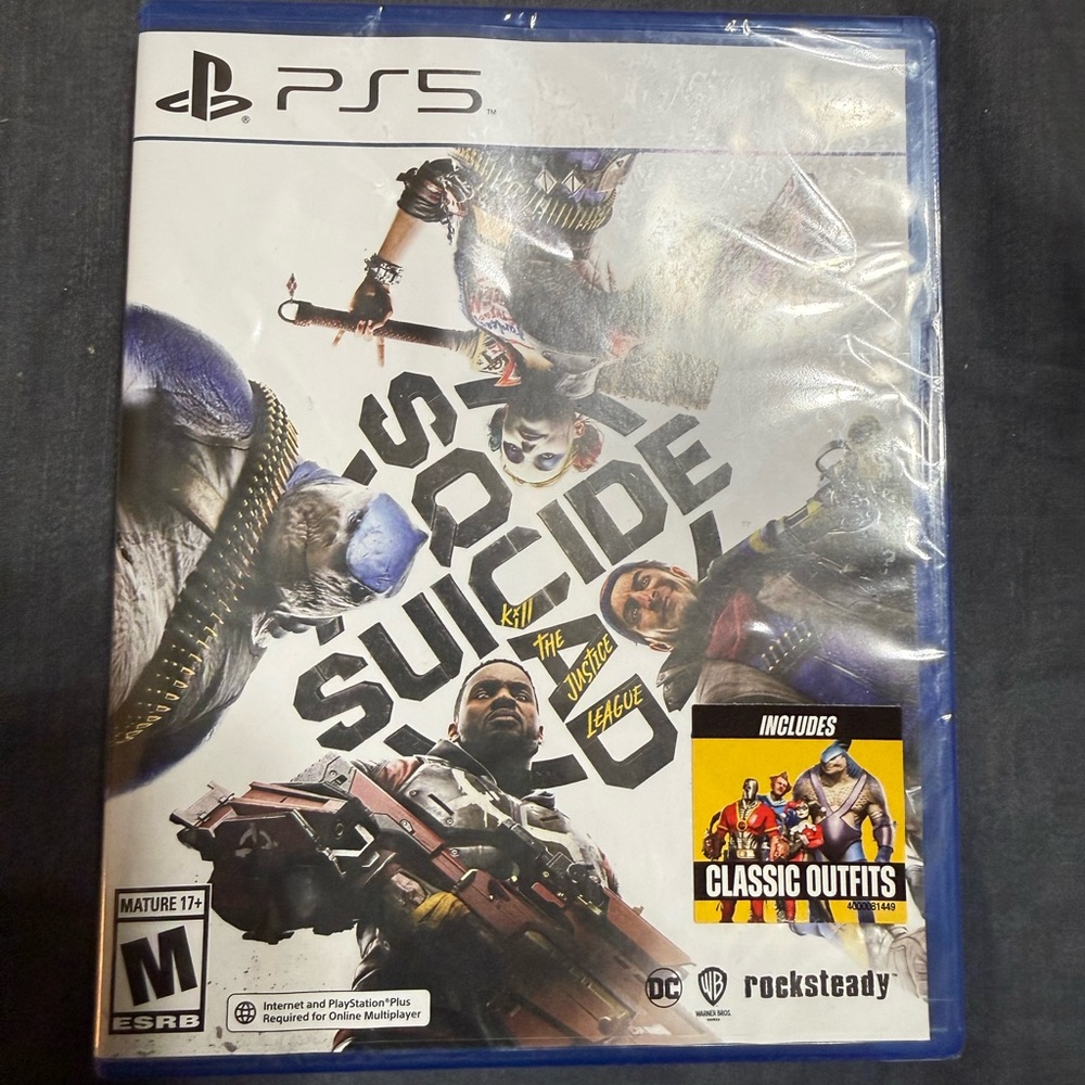 PS5 Suicide Squad: Kill the Justice League Game - Blue Case
